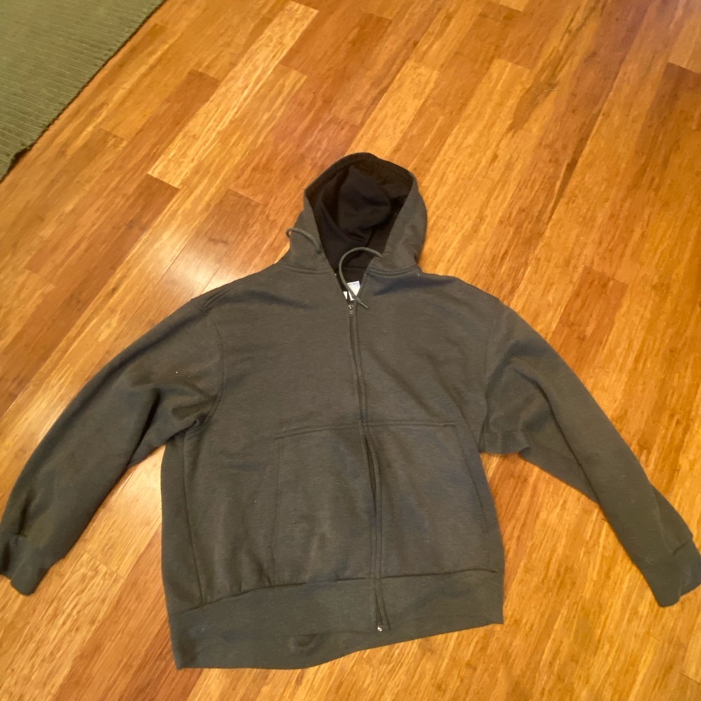 forest green zip up